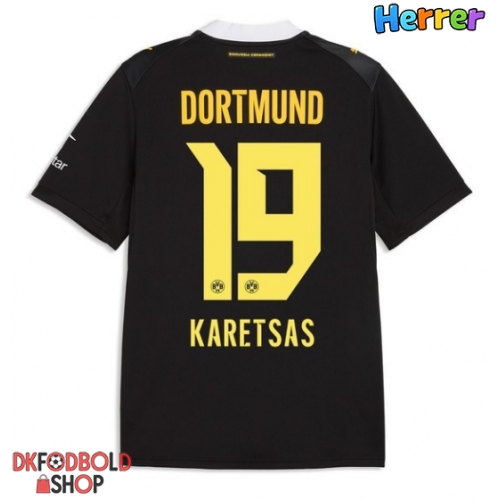Borussia Dortmund Konstantinos Karetsas #19 Udebanetrøje 2026-27 Kort ærmer